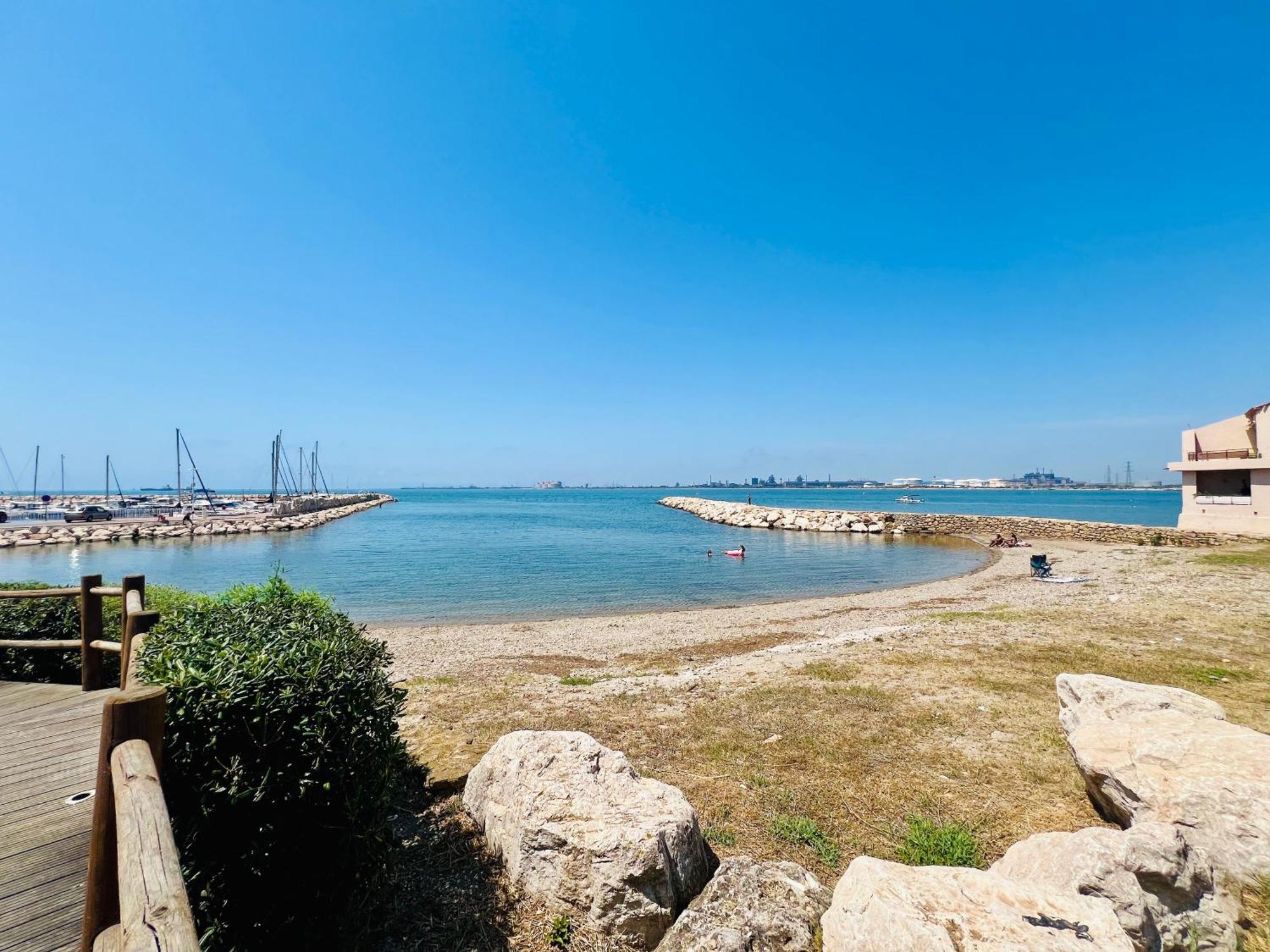 Perle Du Rivage - Plage 50M, Clim, Wifi, 2 Pers Fos-sur-Mer Bagian luar foto