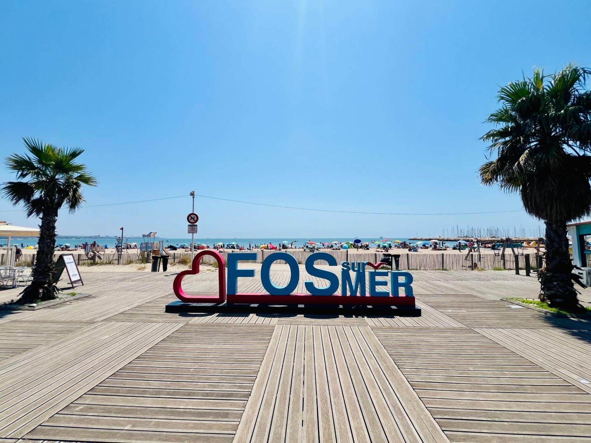 Perle Du Rivage - Plage 50M, Clim, Wifi, 2 Pers Fos-sur-Mer Bagian luar foto